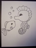 Seahorse Bubbles